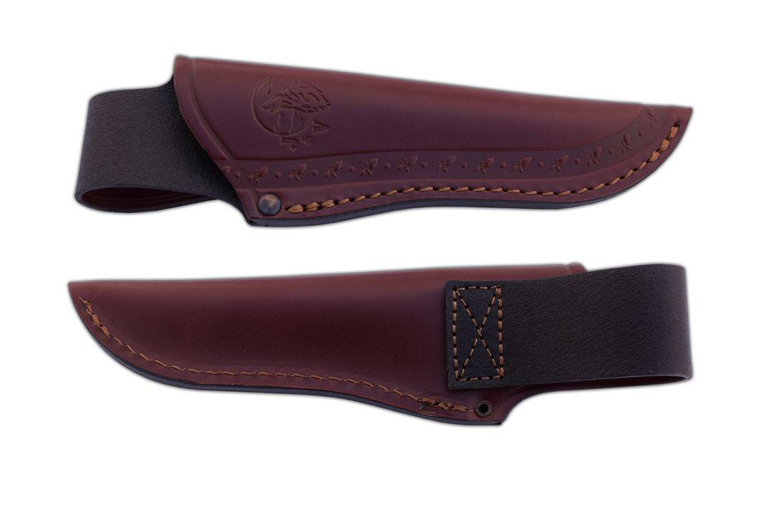 Faca de caça JV Lince com cabo em madeira de oliveira e lâmina de 10,5 cm