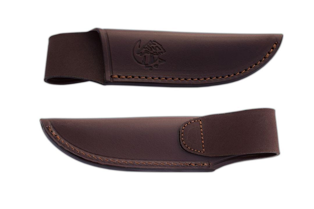 JV Oryx cuchillo de caza con mango de madera de olivo