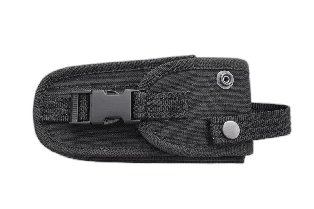 JV Raptor XL navaja bushcraft con hoja tracker y mango de micarta gris