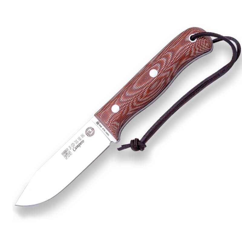 Cuchillo BS9 CAMPERO de micarta marrón y Böhler Carbono K720 con ...