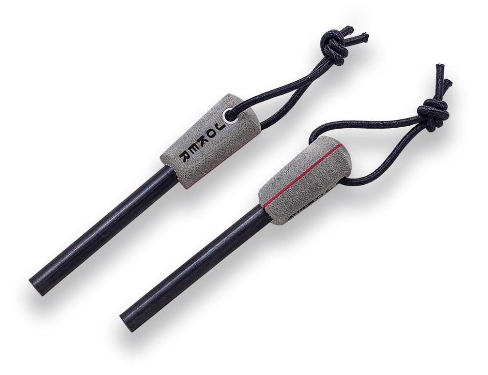 Joker Bushcrafter Messer mit Griff aus Micarta-Segeltuch inklusive Feuerstein