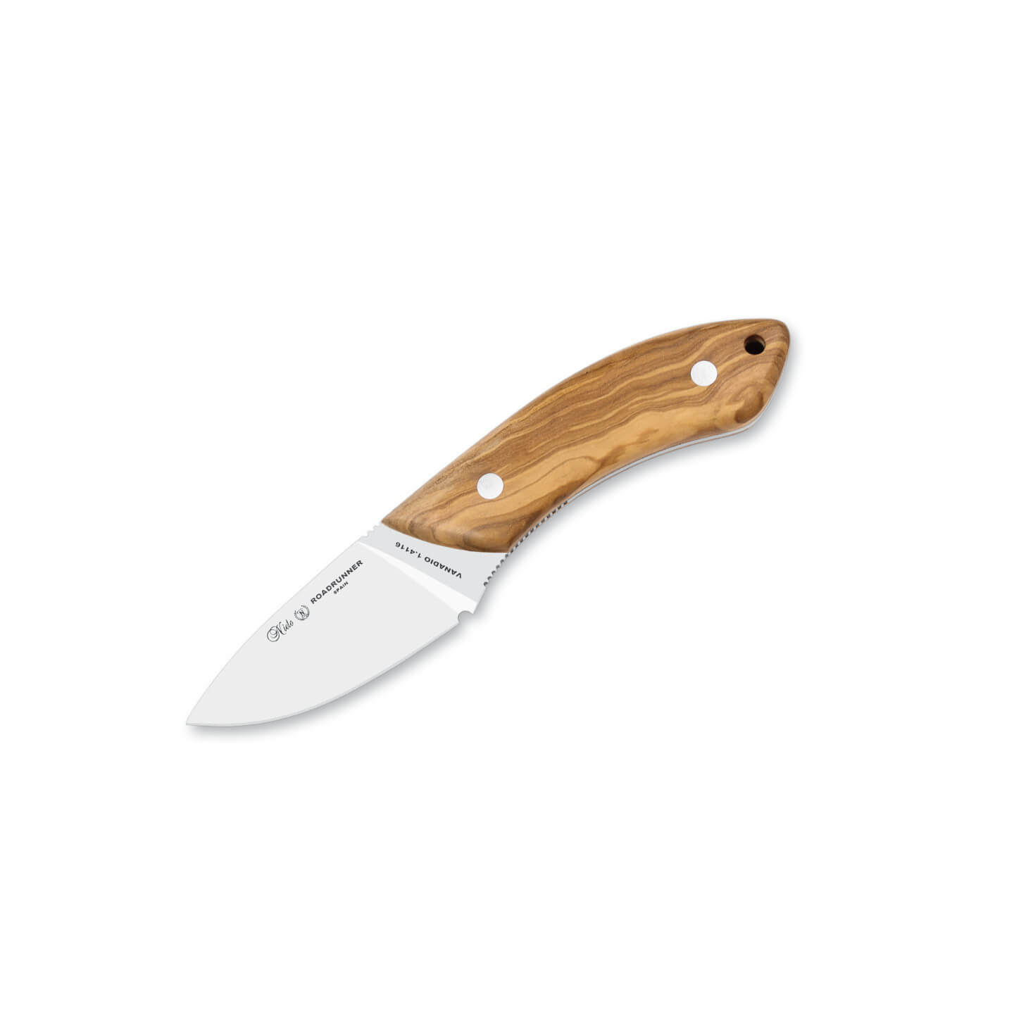 Cuchillo de caza Nieto Roadrunner con mango de madera de olivo y ...