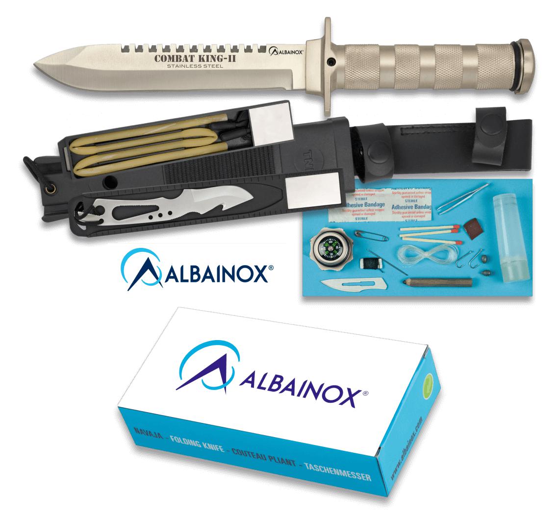 Coltello da sopravvivenza Albainox COMBAT KING II