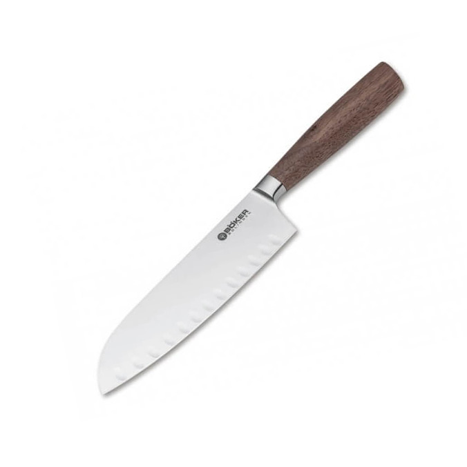 Cuchillo cocinero Core Santoku Alveolado de Boker