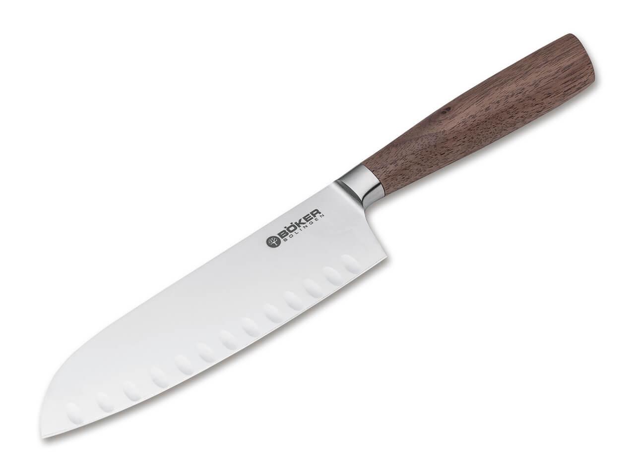 Cuchillo cocinero Core Santoku Alveolado de Boker