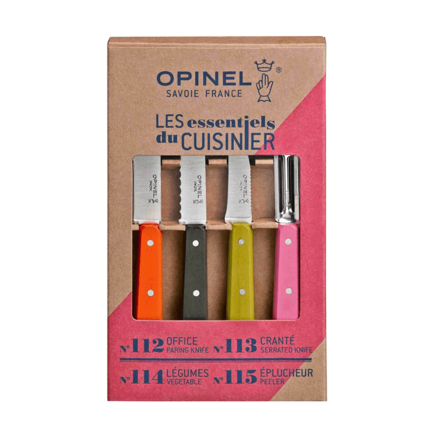 Set di 4 coltelli base Fifties di Opinel.