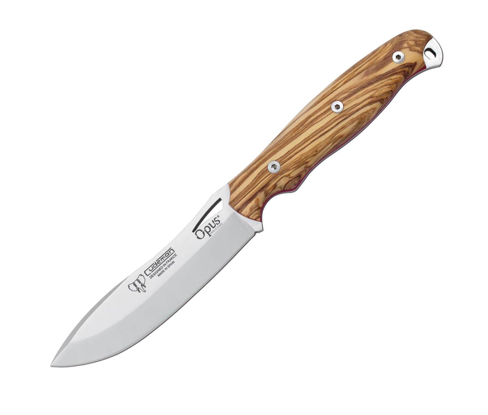 Nessmuk Cudeman OPUS Ness Wolf 208-L Messer mit Olivenholzgriff