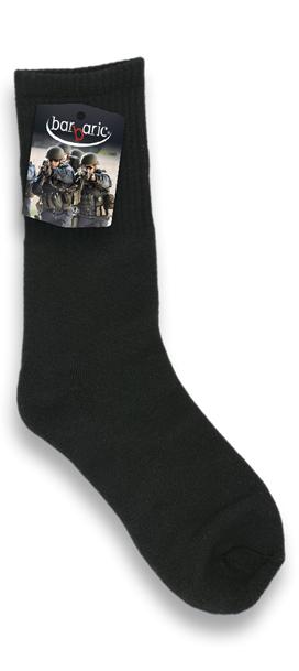 Calcetines de talla única de color negro acrílico