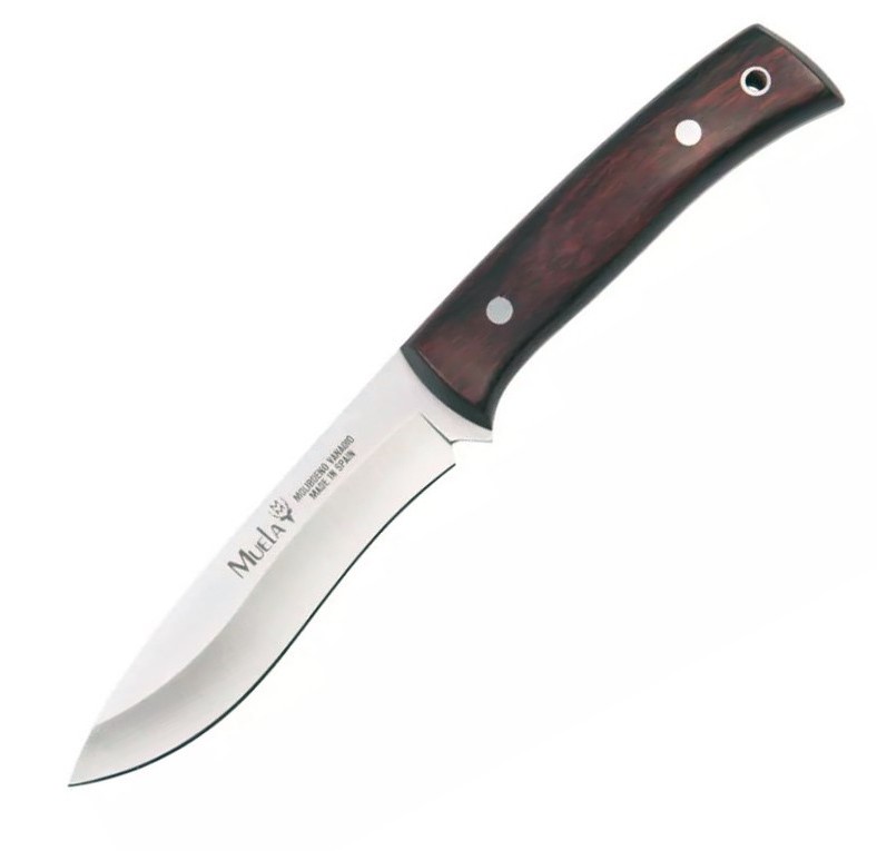 Cuchillo de caza Muela COMF con hoja de 11 cm y mango de madera r...