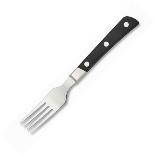 6 pack of 19cm glossy steak forks
