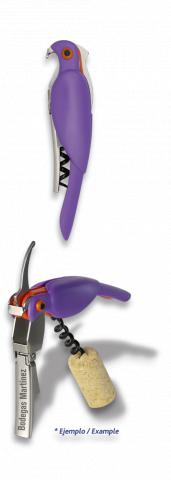 Tire-bouchon oiseau violet Albainox