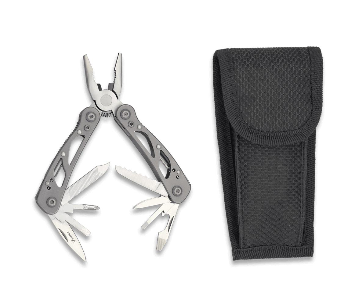 Alicates multiusos Albainox con once herramientas, mango de acero...