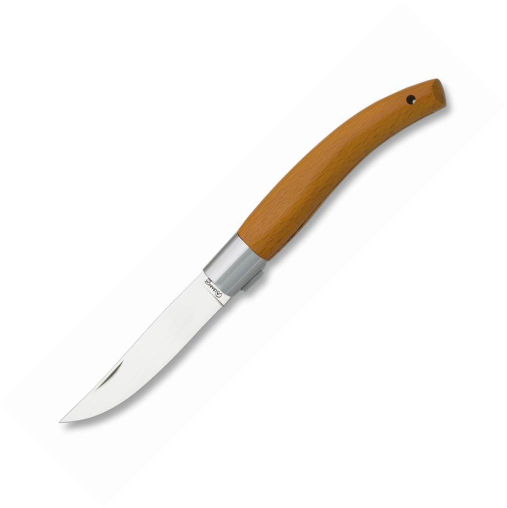 Coltello tascabile Albainox con manico in legno, chiusura giroloc...
