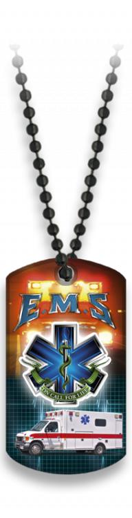 Placa con cadena de bolas E.M.S