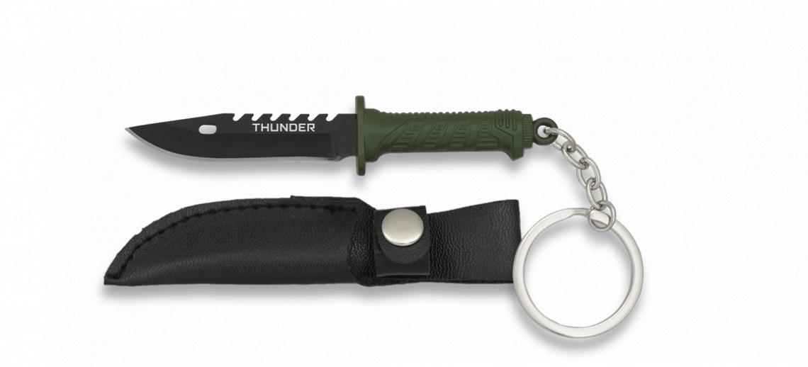 Llavero Cuchillo "Thunder". Hoja: 5 cm
