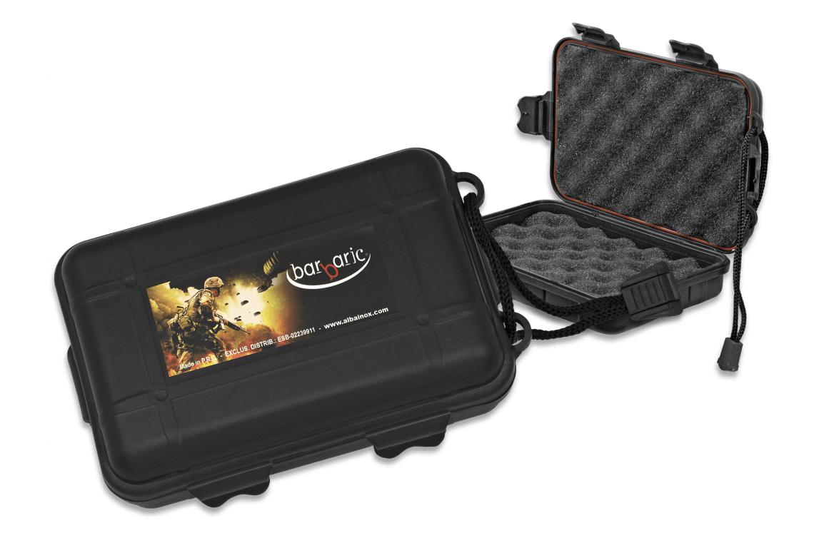 Caja ABS Negra, medidas de 12 x 8 x 4 cm