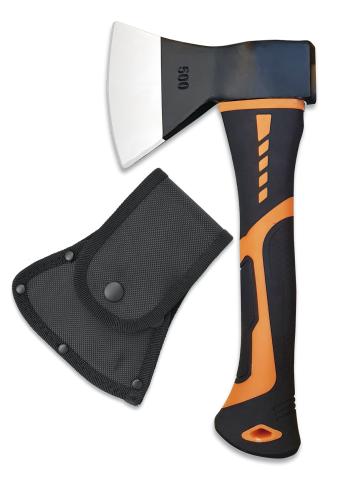 Albainox black and orange 28cm axe
