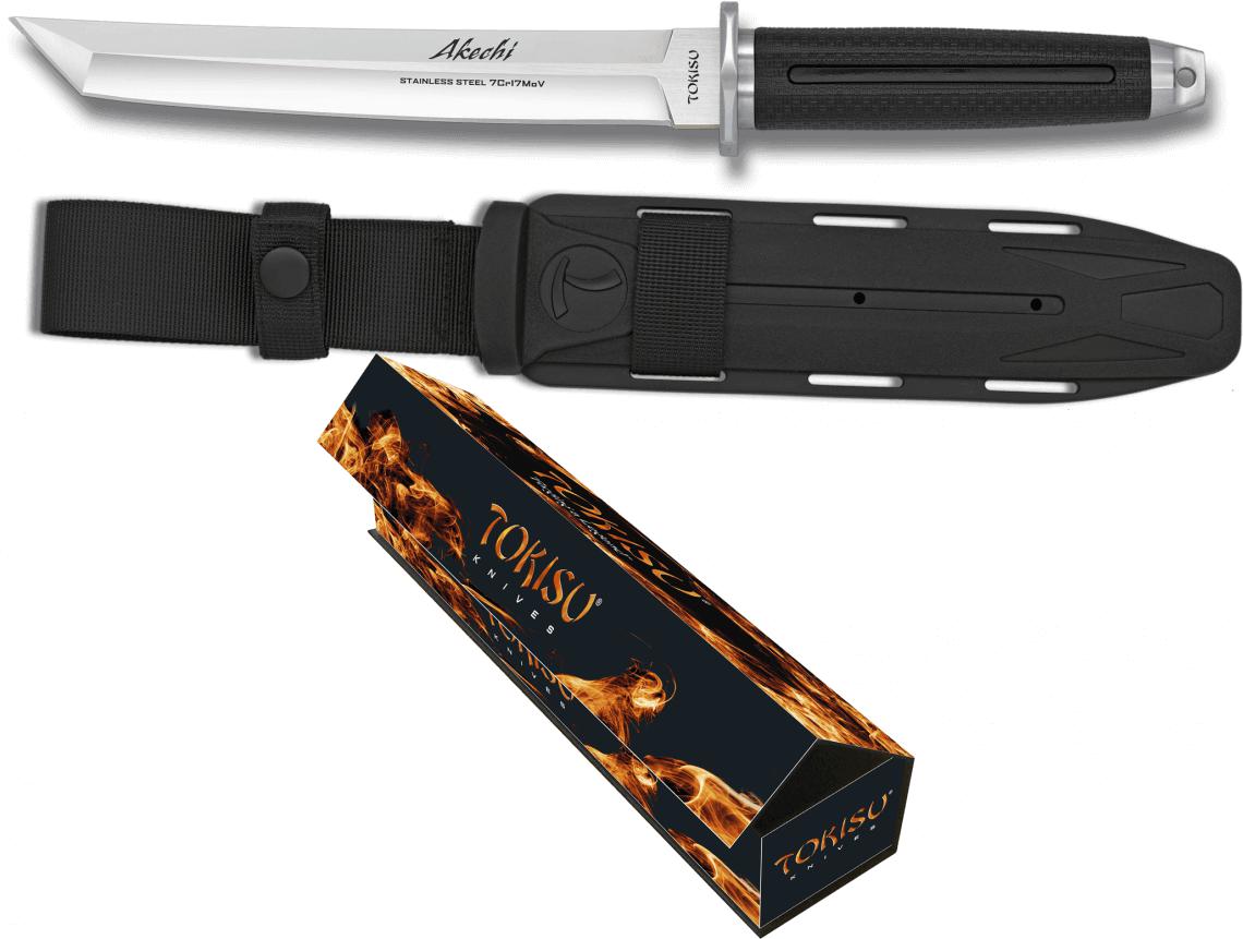 TOKISU Akechi coltello. 7.5 cm lama