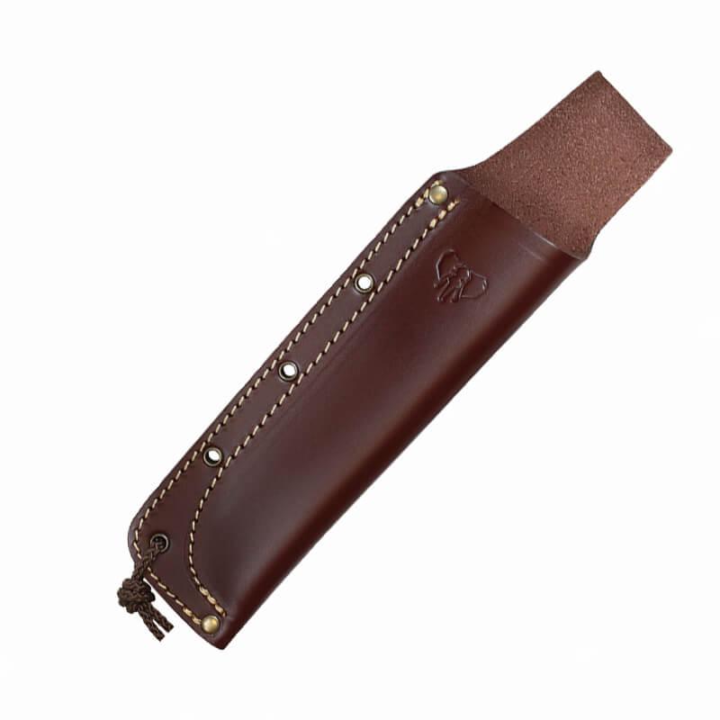 Faca Bushcraft Sanabria juta marrom Cudeman