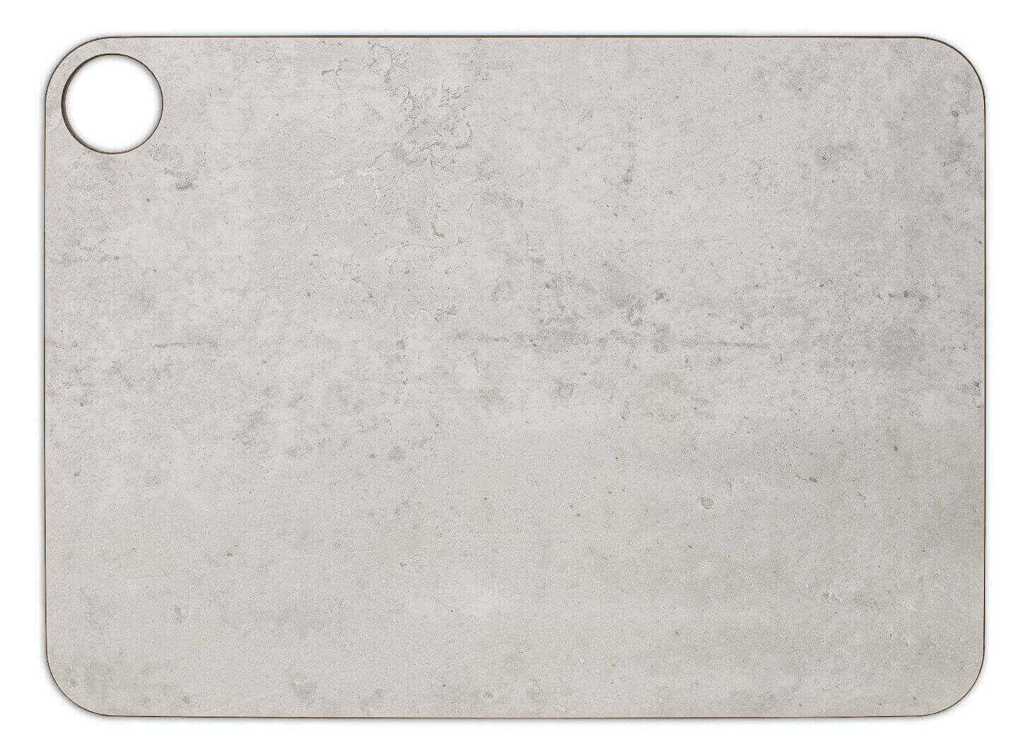 Tagliere grigio in fibra di cellulosa e resina con appendino Arco...