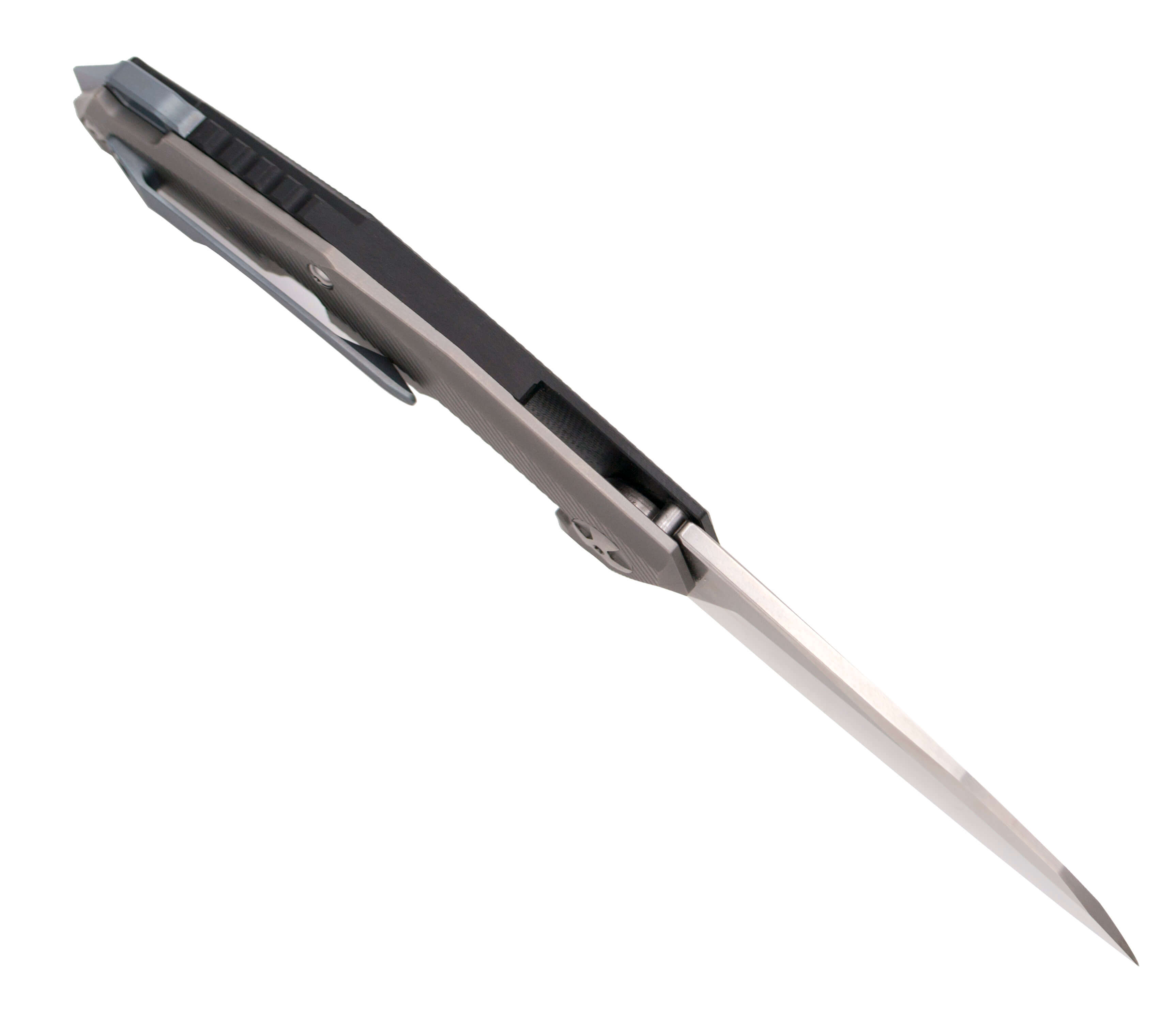 Coltello in edizione limitata con manico in G10 nero e titanio e apertura Ball Bearing