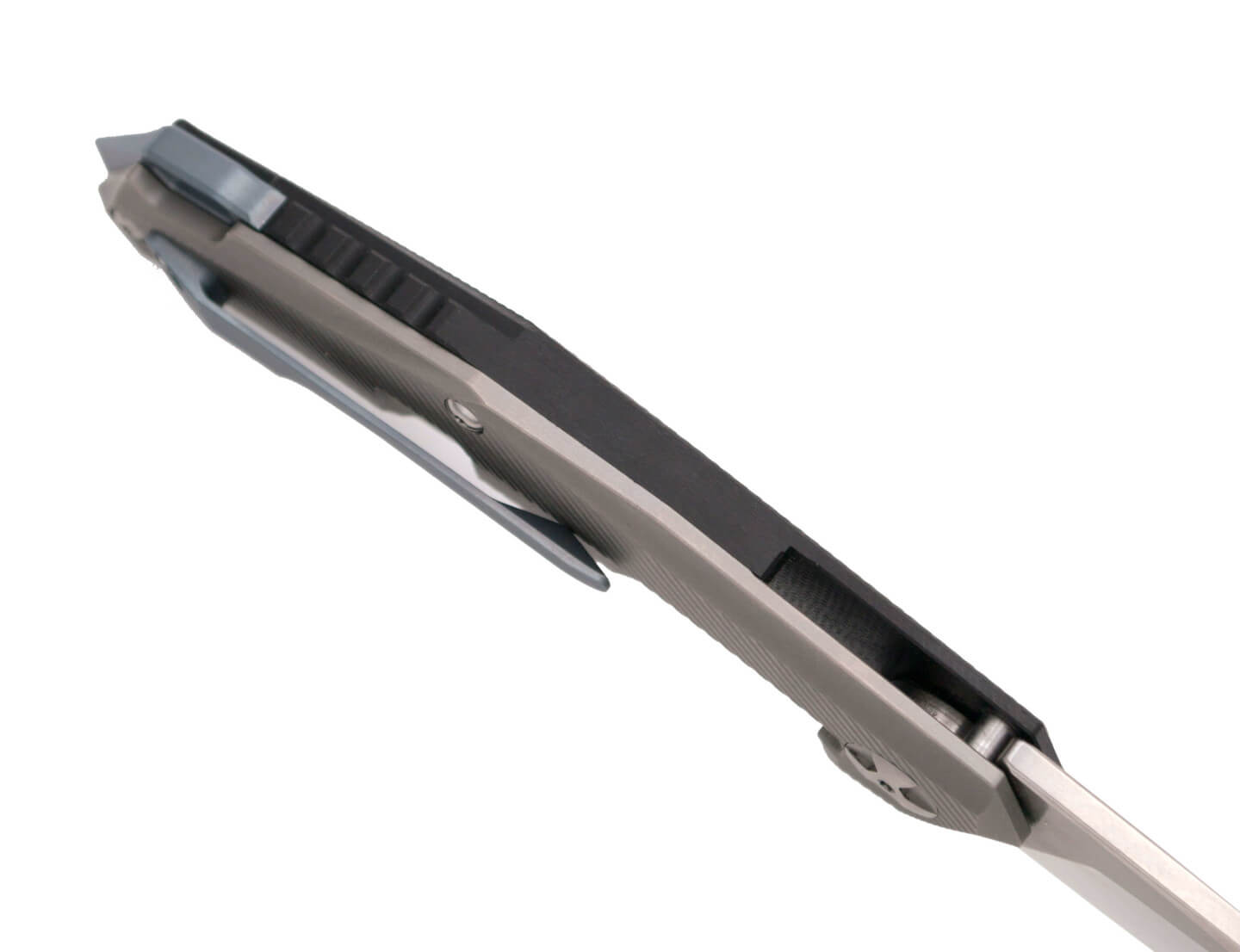 Coltello in edizione limitata con manico in G10 nero e titanio e apertura Ball Bearing