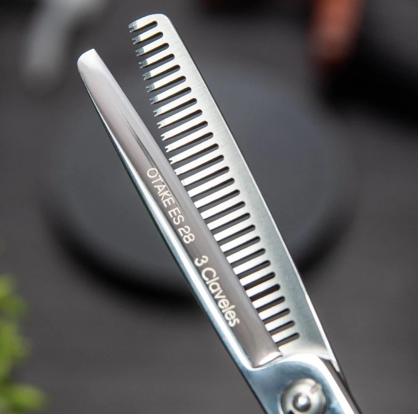 Otake ES28 6" hairdressing scissors for sculpting 3 Claveles