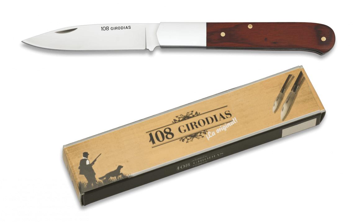 Navaja 108 Girodias con virola de acero y hoja de 8,3 cm de largo