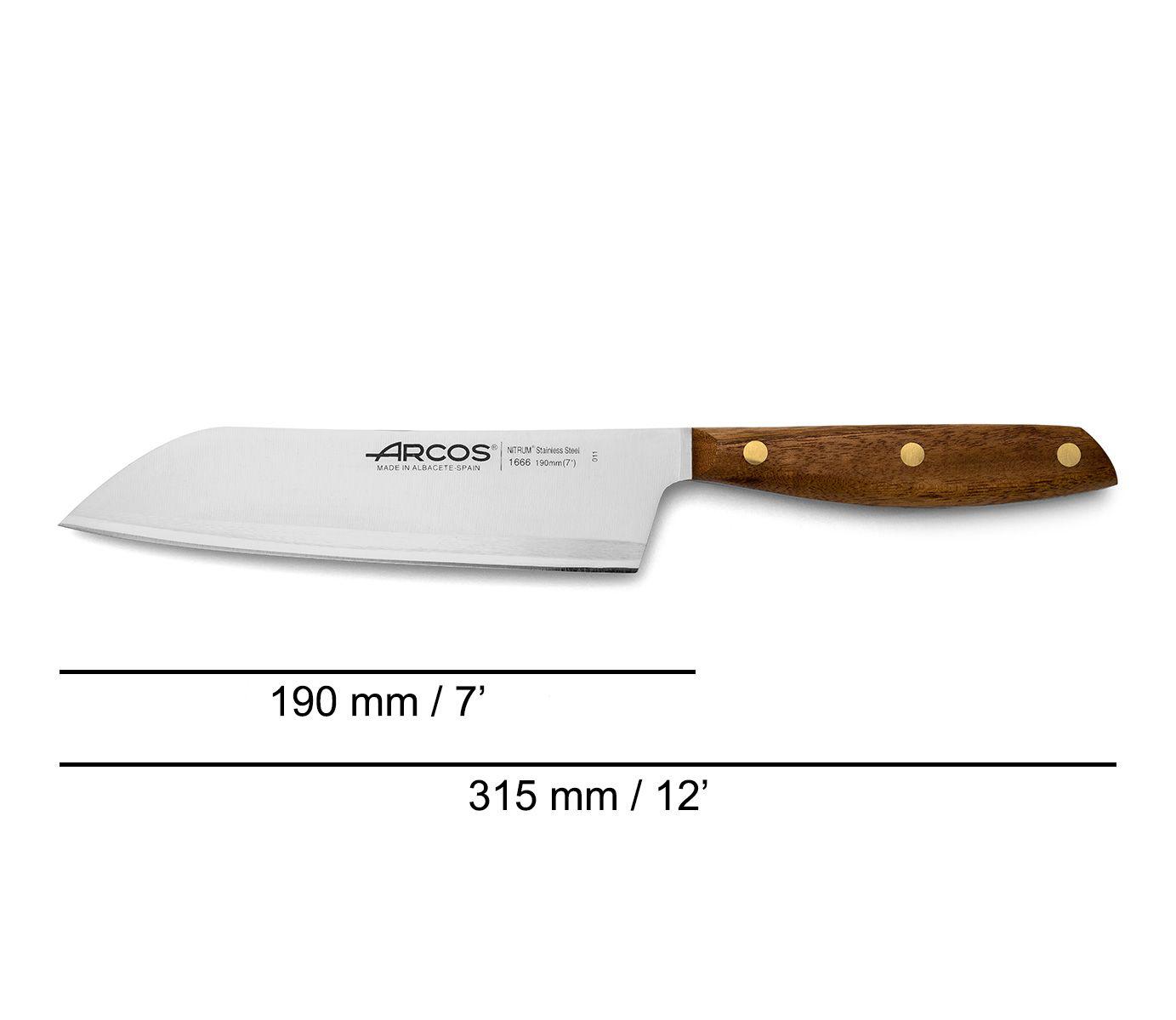 Faca Santoku Arcos Nórdika 19 cm