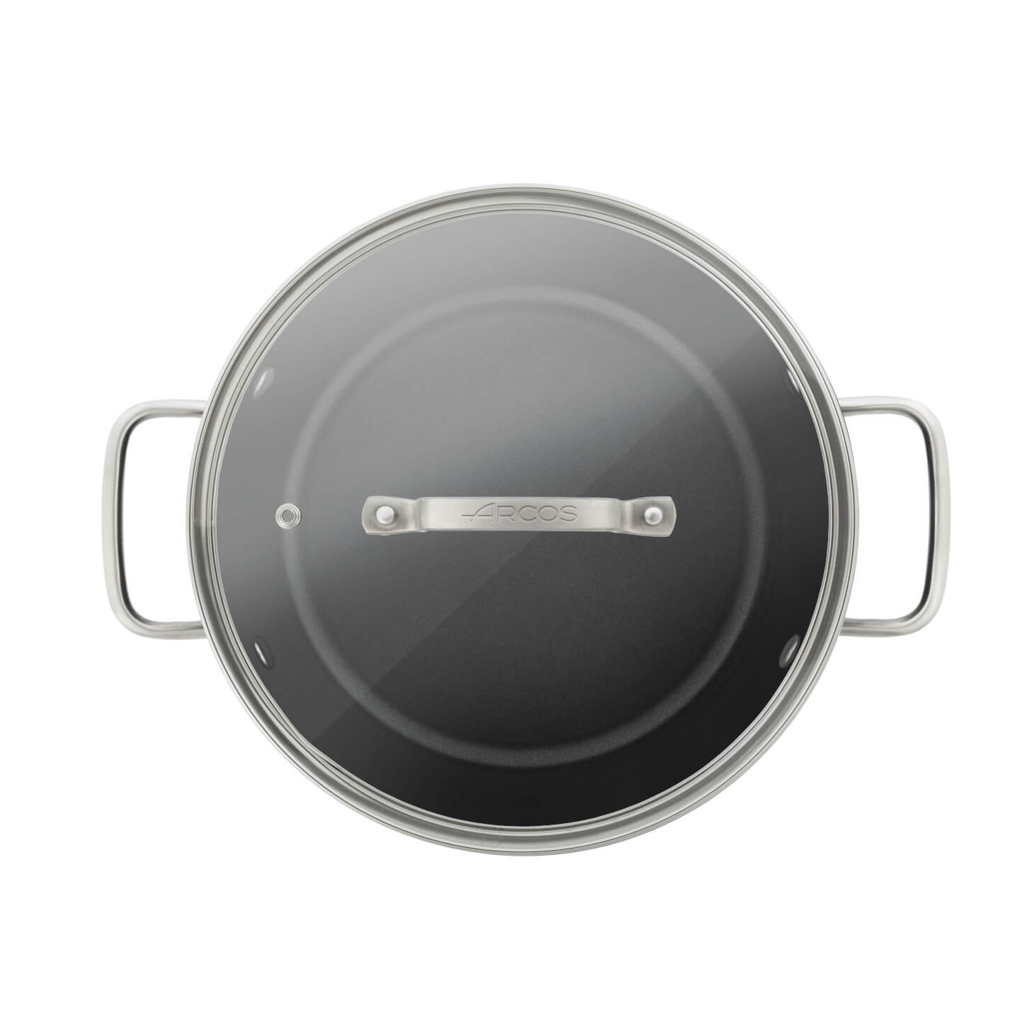 Samoa Antihaft-Kochtopf 24 cm schwarz mit Deckel