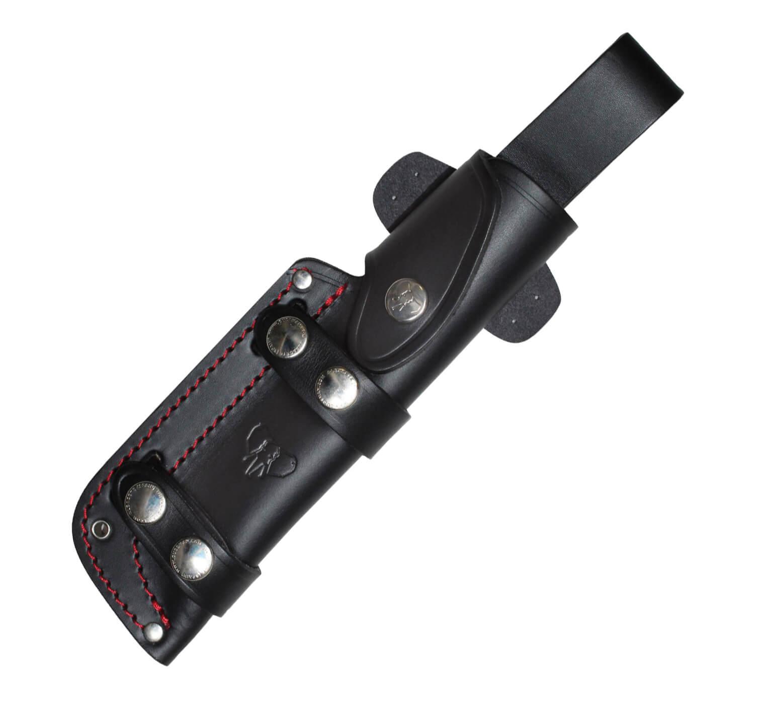 Cuchillo MT5 Cudeman. Mango micarta canvas. Acero böhler N-695. Funda de cuero