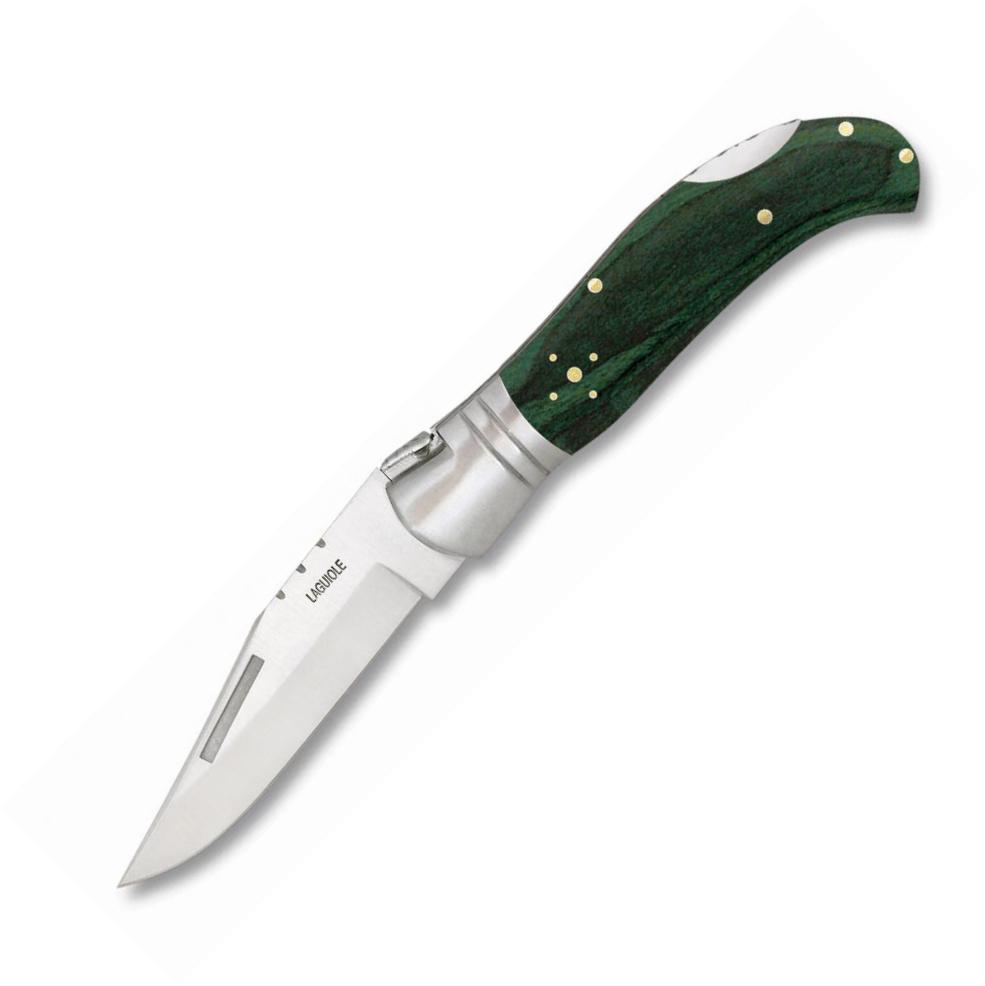 Couteau de poche Albainox LAGUIOLE-CAZA avec manche en stamina ve...