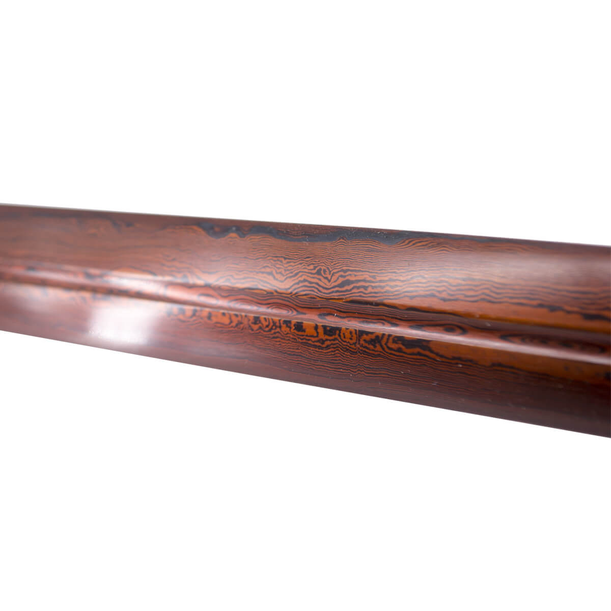 Functional red wood Shirayasa with red carbon steel blade