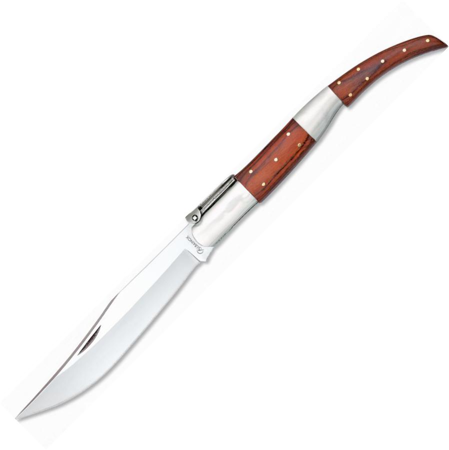 Navaja Arabe SUPER mango de estamina roja con peana y hoja de 36 ...