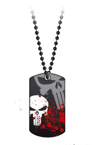 Plaque Calavera avec chaîne Albainox