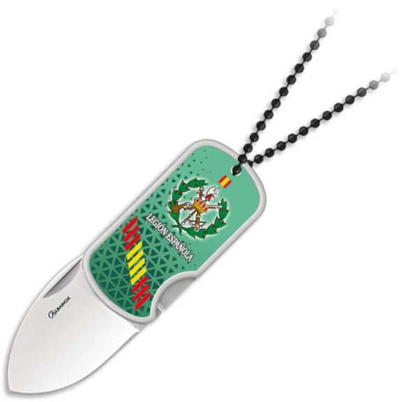 Coltello 3D della Legione Spagnola con clip e pendente