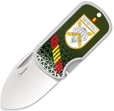 Coltello Bripac 3D, con clip e lama da 4 cm