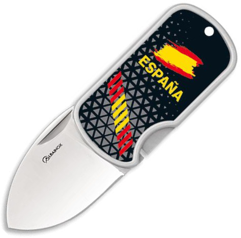 Temperino 3D Spagna, con clip e lama da 4 cm