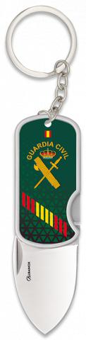 Mini couteau 3D Guardia Civil avec clip et porte-clés Albainox