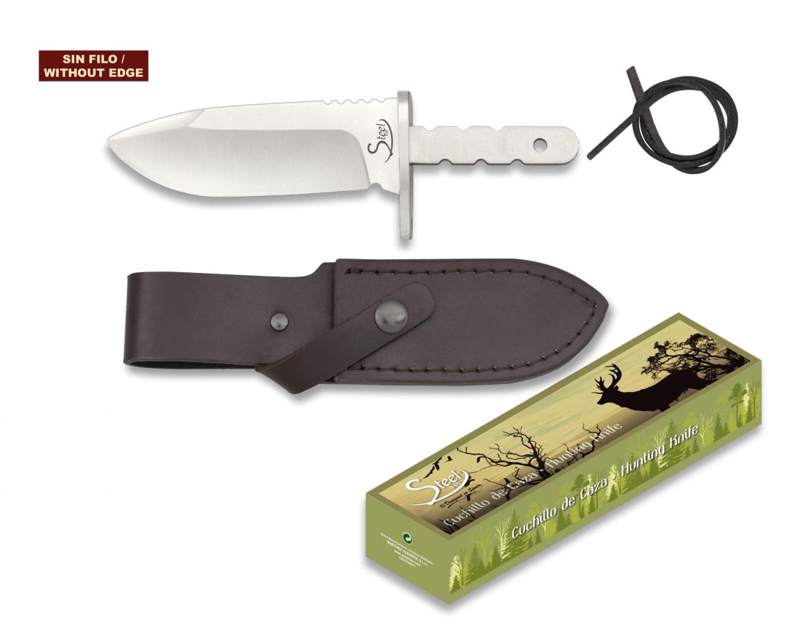Cuchillo espiga para la referencia 32129 de Albainox con funda de...