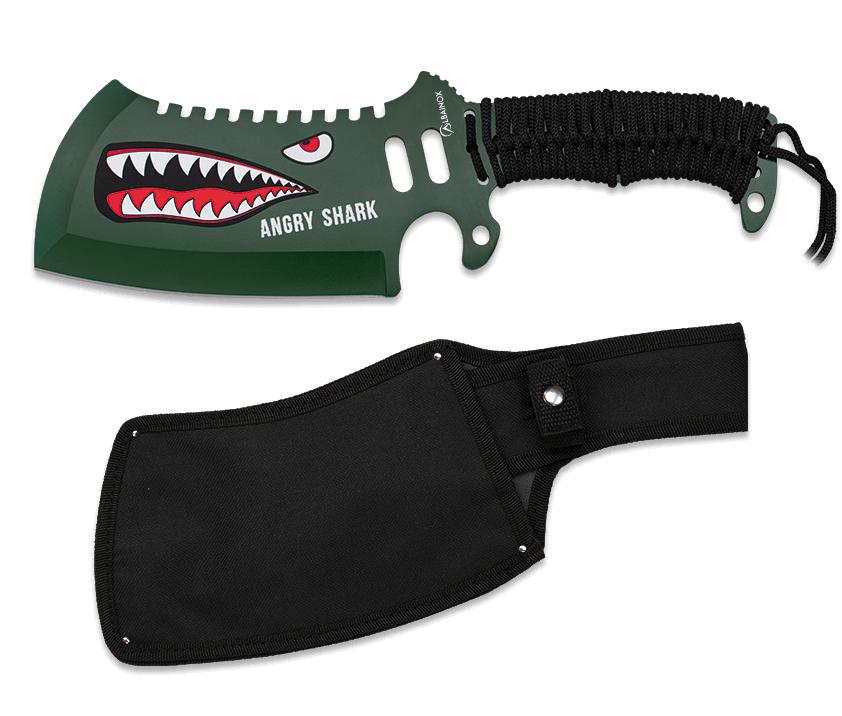 Couperet ALBAINOX ANGRY SHARK avec lame de 19 cm