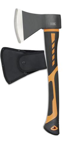 Hacha negra y naranja de 45cm Albainox