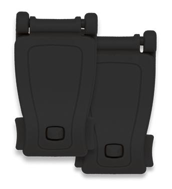 Accesorio Barbaric sujeción molle de ABS color negro 39235-NE