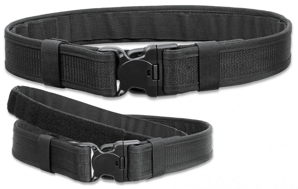 Cinturon policial doble rígido de color negro