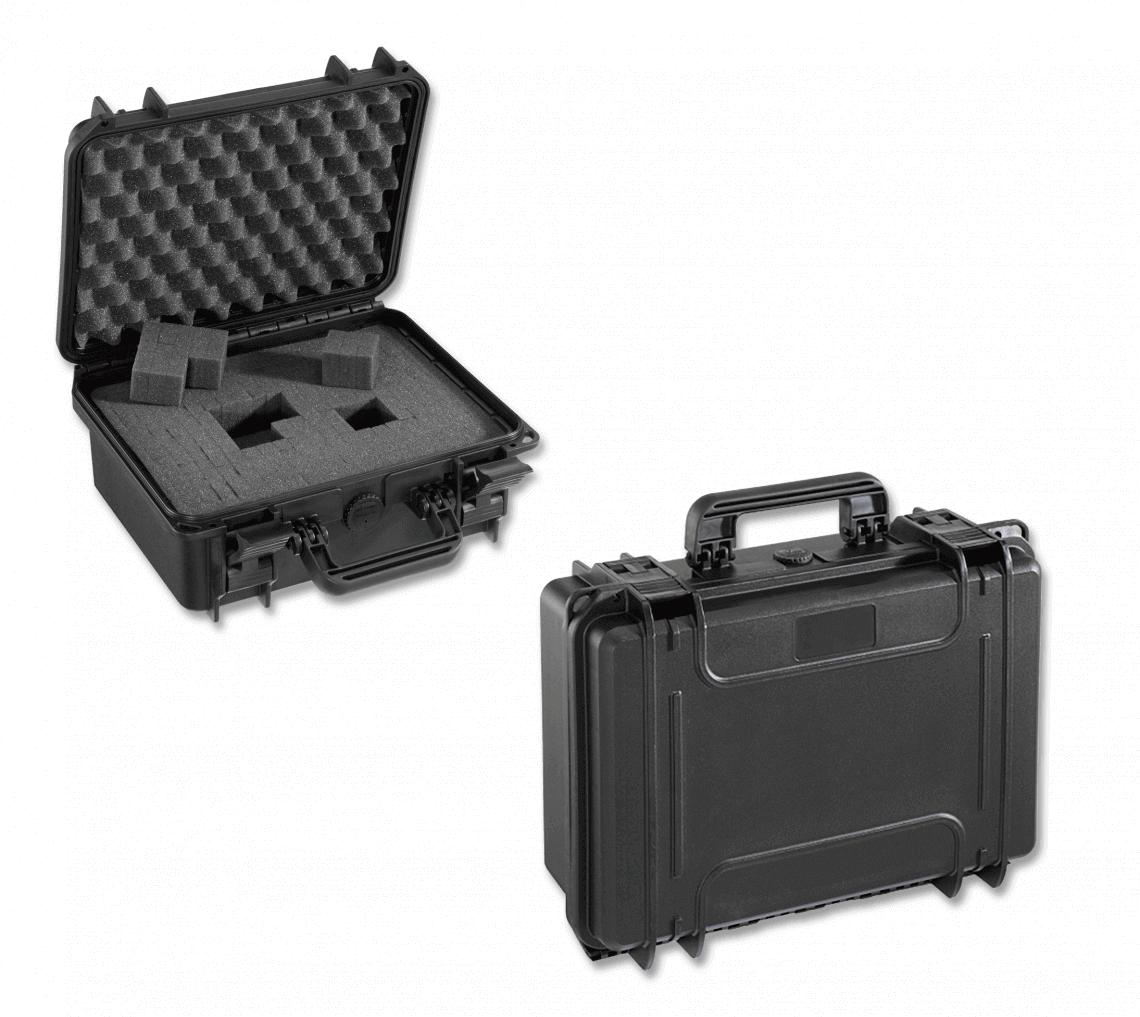 Maletin ABS de color negro con válvula de seguridad 42.5 x 28.5 x...