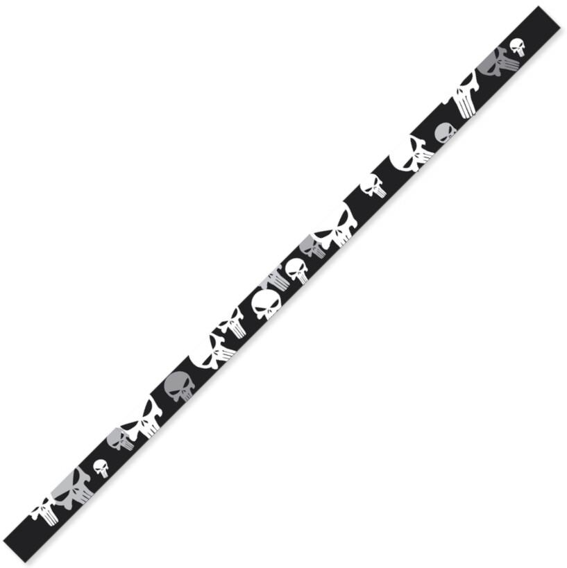 Seis piezas de pulseras en hilo tricotado de calavera de 33 x 1.4...