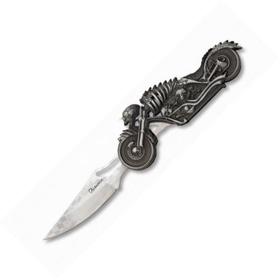 Navaja moto con esqueleto de Albainox hoja de 8,5 cm