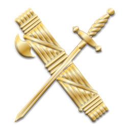 Pin de la Guardia Civil sin fondo de 1.9 cm x 1.6 cm