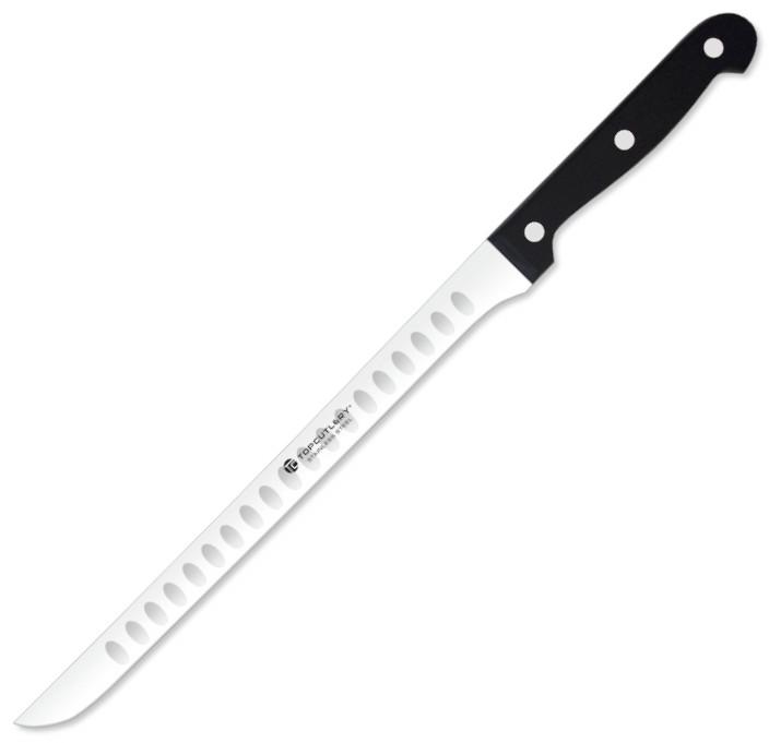 Cuchillo jamonero Top Cutlery con mango de POM negro y hoja de 25...