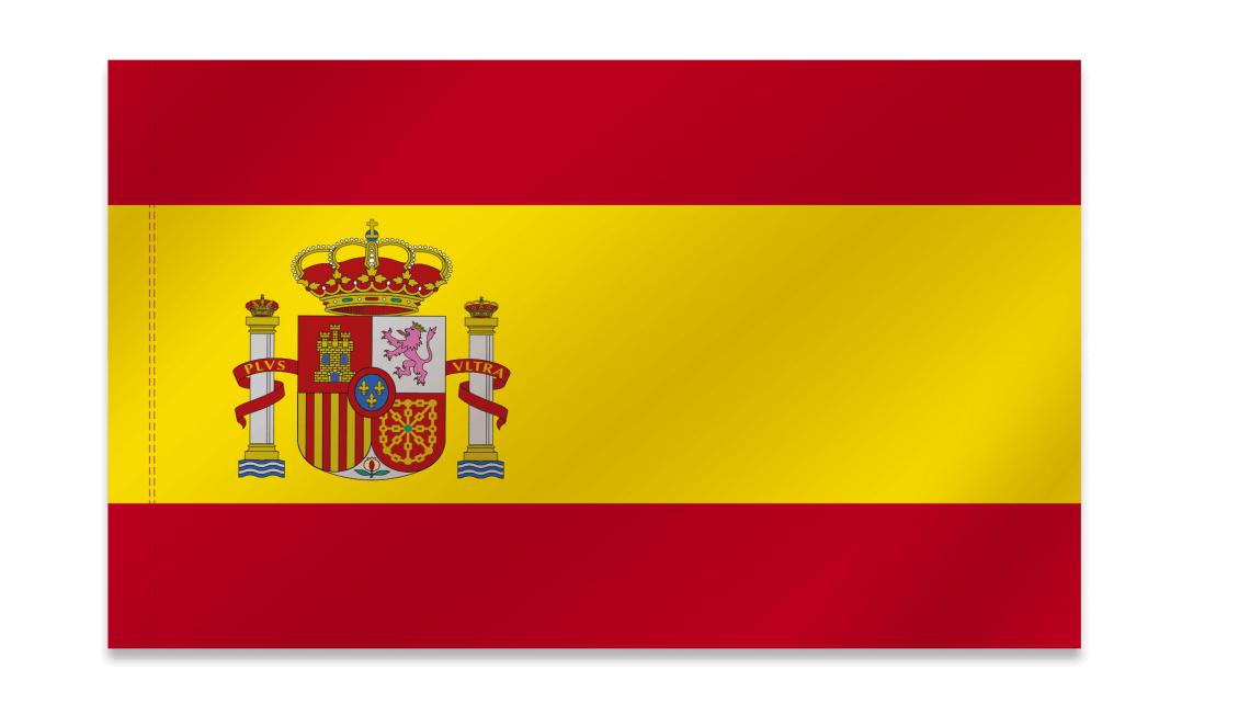 Bandera de España constitucional de 140 x 90 cm, apta para asta